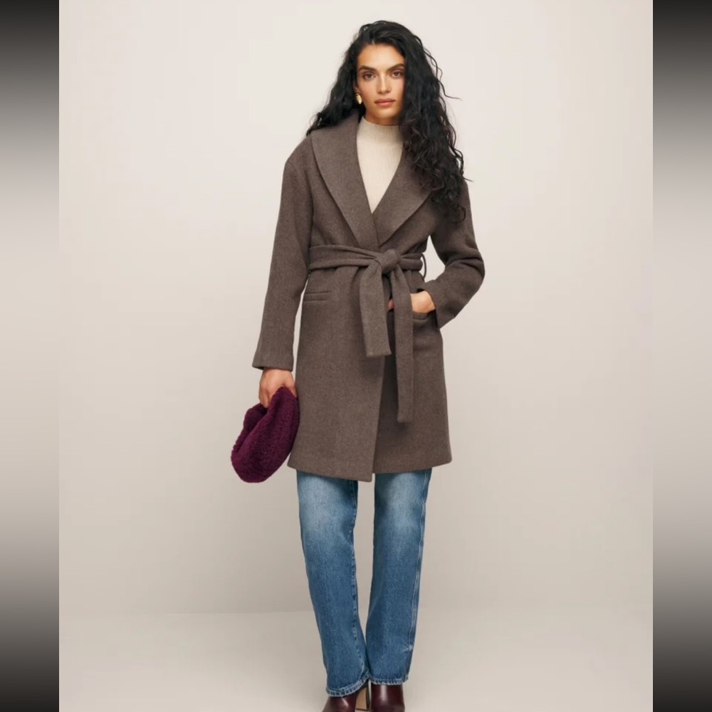 Reformation Kerri wrap coat